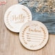 thumbnail image 3 of Placa de anuncio de bebé personalizada de madera, accesorio de foto para recién nacido, llegada de nacimiento, varios estilos disponibles, 3 of 4