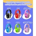 thumbnail image 3 of PROHEAR 032 2.0 Noise Cancelling Headphones for Kids - 25dB Noise Reduction - Adjustable Sensory Ear Protection Muffs for Concert, Fireworks, Monster Truck Shows, School - Black, 3 of 8