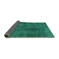 thumbnail image 2 of Ahgly Company Indoor Rectangle Abstract Turquoise Blue Modern Area Rugs, 7' x 10', 2 of 4