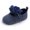 Blue, variant on Yoyauz Baby Girl Mary Jane Shoes Anti Slip Rubber Sole Ballet Slippers Princess Dress Wedding Shoes Newborn Kids Shoes Toddler Shoes（0-12 Month）