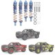 thumbnail image 5 of Amortiguadores de Metal YONGSHENG para Arrma 1/8 Kraton Outcast Notorious 1/7 Mojave R Azul, 5 of 5