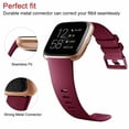 thumbnail image 3 of Correa de repuesto para Fitbit Versa/Versa 2, accesorio de silicona suave, resistente al agua, Original, 3 of 4