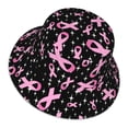 thumbnail image 3 of Easygdp Breast Cancer Awareness (2) Double-Sided Reflective Fisherman Hat,Sun Visor,Casual Hat,Fluorescent Hat,Suitable For Outdoor And Night Walking,Unisex, 3 of 9