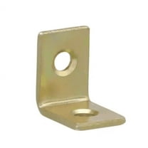 8-PK Everbilt 3/4 in. Satin Brass Corner Reinforcement Braces Right Angle 20374