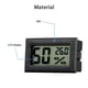 thumbnail image 4 of Injueey Inalámbrico LCD Digital interior termómetro higrómetro habitación mascota Auto coche Mini temperatura humedad medidor probador Electrónica miscelánea, 4 of 6