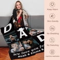 thumbnail image 4 of Custom Blankets with Photos, Personalized Picture Throw Blanket, Music Song Style Wedding Anniversary Birthday Customized Gifts for Couples Boyfriend Girlfriend Sister, 4 of 6