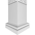 thumbnail image 5 of Ekena Millwork 10"W x 10'H Craftsman Classic Square Non-Tapered Mosaic Fretwork Column w/ Tuscan Capital & Tuscan Base, 5 of 8