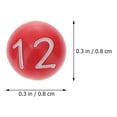 thumbnail image 2 of 2 Packs Small Lottery Balls Raffle Plastic Balls Raffle Number Balls for Raffle Game, 2 of 9