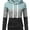 Blue, variant on Womens Long Sleeve Fleece Pullover Hoodie Sweatshirts Plus Size Striped Hoodies
