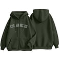 thumbnail image 4 of Hurxie Womens Cotton Hoodies Long Sleeve Sweatshirts Cute Lightweight Fall Winter Casual hooded Pullover Tops with Pocket, 4 of 6