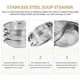 thumbnail image 3 of 1 Set Stainless Steel Steaming Pot 3-Tier Kitchen Cooking Steaming Pot Cookware, 3 of 4