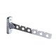 thumbnail image 2 of Gwong hogar 1pcs 6 agujeros plegables plegables pared de acero inoxidable ropa de colgilla de colgilla de secado Gwong 21043378, 2 of 7