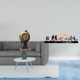 thumbnail image 2 of Reloj de mesa moderno con figura de ciervo, ideal para estantería de oficina, dormitorio, armario, jardín, valla o porche., 2 of 8