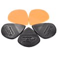 thumbnail image 1 of 5pcs Triangle en forme Guitar Pick plectre 3pcs dans 2pcs noir orange, 1 of 5