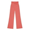 thumbnail image 2 of Pantalones largos, pantalones acampanados para niñas, pantalones de cintura alta, pantalones largos deportivos de otoño para niñas de talla mediana, pantalones para niñas, 2 of 9