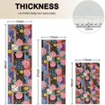 thumbnail image 4 of Pioneer Flower Floral Print Pattern Kitchen Rugs Sets Of 3,Kitchen Runner Rugs Non Skid Washable,Decorative Kitchen Floor Mats for Kitchen,Sink,Laundry,17X30 Inch + 17X47 Inch + 17X59 Inch, 4 of 6