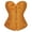 Gold, variant on VISALY Corset Tops for Women Flower Printed Stain Push Up Bodysuit Waist Training Overbust Bustier Corset Boby Shapers Hot Pink Xs