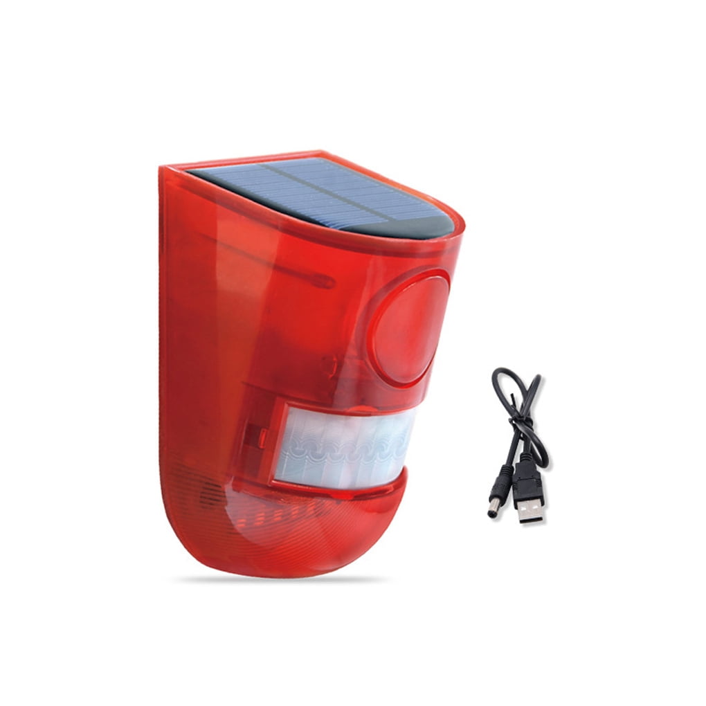 ADVEN Solar Rechargeable Waterproof Hallway Garage Motions Sensor