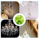 thumbnail image 5 of Uxcell Perlas Octagon de Cristal K9 con 2 Agujeros, Paquete de 100, Prismas de 14mm para Decoración de Artes y Manualidades, Verde Oliva, 5 of 7