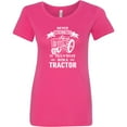 thumbnail image 3 of Inktastic Tractor Woman Women's T-Shirt, 3 of 5
