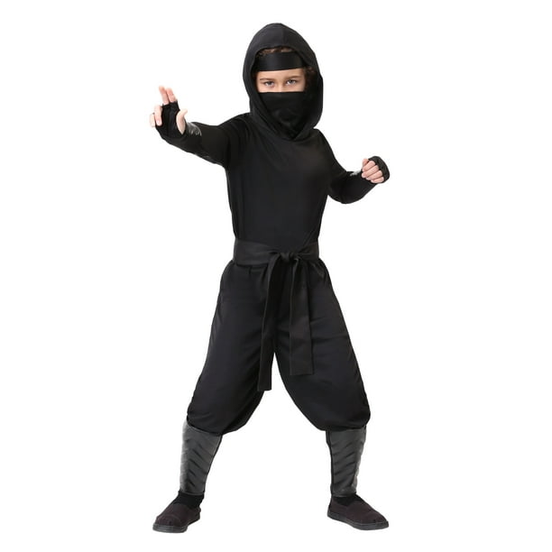 FUN Costumes Stealth Shinobi Black Ninja Kids Costume X-Large In The Costumes Department At - Foto 9