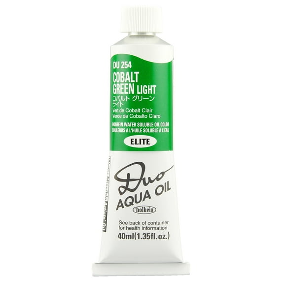 DUO Aqua Oil Color 40ml, Cobalt Green Light