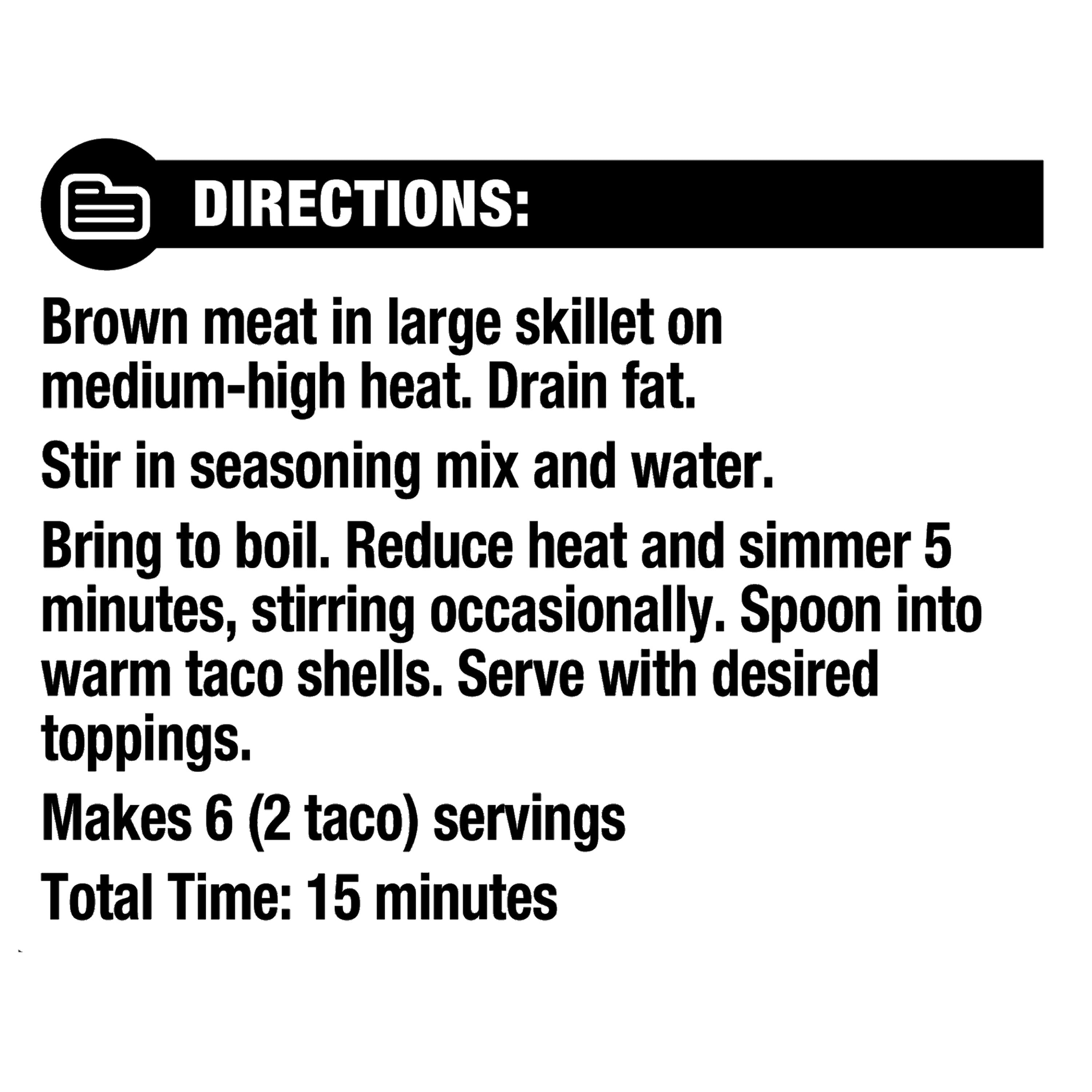 (12 pack) GV Less Sodium Taco Seasoning