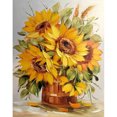 thumbnail image 1 of 5D DIY Taladro Diamante Pintura Flores Punto Cruz Kit Artesanía Arte La Pared Del, 1 of 9