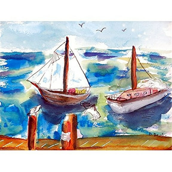Two Sailboats 18'' Placemat (Set of 4)