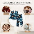 thumbnail image 7 of Sikiie Playful Whales Underwater Scene Pajamas for Women Set, Womens Pajama Sets, Lounge Sets for Women, 2pjs for Women-XX-Large, 7 of 7