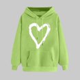 thumbnail image 2 of ATENAR Hoodies for Women Oversized Hoodie Pullover Casual Trendy Tops Loose Green XL(US:10), 2 of 6