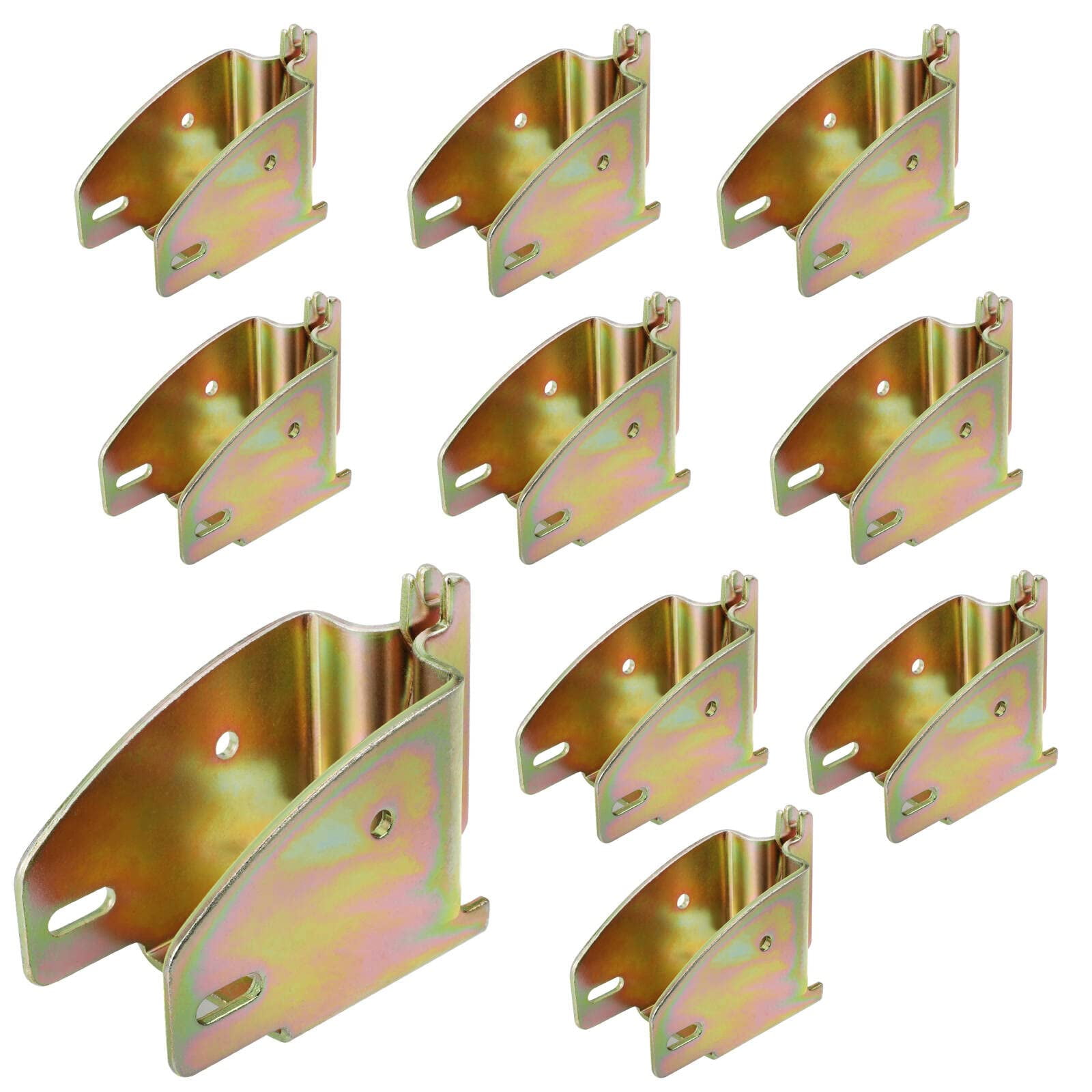 Eapele ETrack Wood Beam End Socket Accessories, ZincCoated Steel, Fit