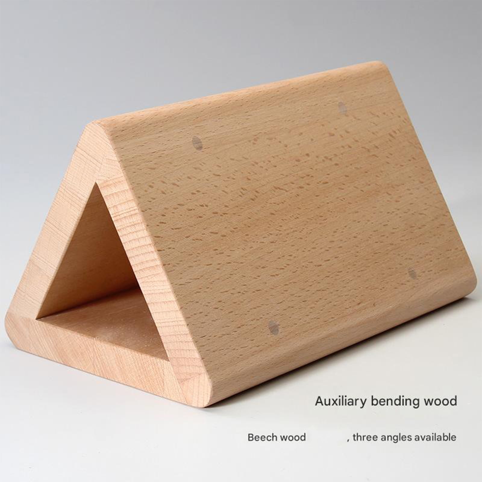 Professional Leather Craft Tool For Triangles Bending With Sturdy Beechwood Mould