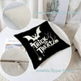 thumbnail image 2 of Set of 4 Halloween pillow covers 20x20 Inch Black and White Spider Web Linen Square Throw Pillow Covers Trick or Treat Halloween Cushion Covers Pillow Cases for Home Outdoor Sofa Couch (20 by 20), 2 of 6