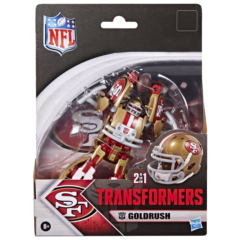 Transformers, NFL San Francisco 49ers Goldrush Action Figure, 5.5