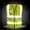 Yellow, variant on G & F Products Safety Vest with Front Zipper and Reflective Strips, High Visibility Yellow, Large, 1 Pack