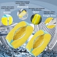 thumbnail image 5 of Shoe Washing Machine Bag 2-Pack Reusable Yellow Value Pack for Tennis Sneakers & Slippers Secure Zipper Lock Quiet Tangle-Free 360° Deep Clean - Laundry, 5 of 7