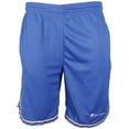 thumbnail image 3 of Champion Men's Athletic Mesh Pocket Striped Gym Basketball Shorts 9" Red L, 3 of 3