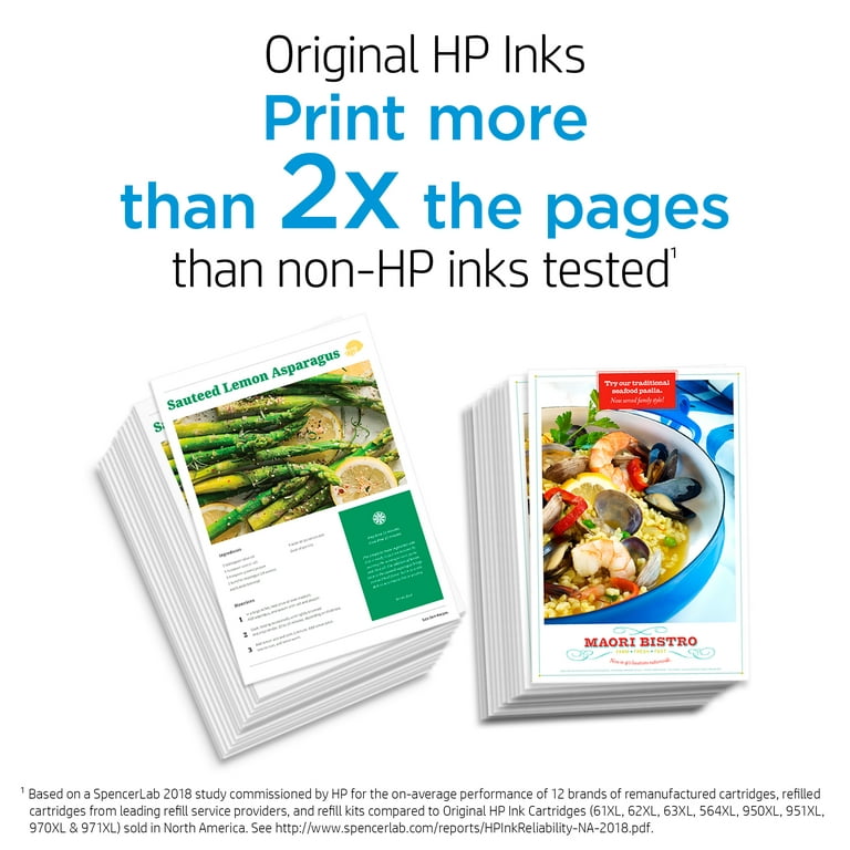 HP® 62 Tri-color Original Ink Cartridge (C2P06AN#140)