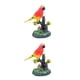 thumbnail image 3 of sweethay Figuras eléctricas de loros, portalápices de simulación, escultura de pájaro parlante, periquito, juguetes de escritorio, Control Tipo 1 2Conjunto, 3 of 6