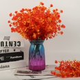 thumbnail image 3 of Flores artificiales RECUTMS, 8 paquetes, decoración dorada de otoño, 3 of 7