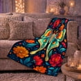 thumbnail image 6 of autumn celebration Decorative Moth Botanical Print, Festive autumn celebration Scene, Warm Flannel Blanket for Living Room and Family Room, Art Lovers autumn celebration Gift, Festive Home Decor, 6 of 9