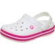 thumbnail image 1 of Zapatos Crocs Crocband para Niños, Zuecos Livianos Slip-On Blanco/Rosa, 1 of 7