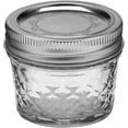 thumbnail image 3 of Ball 4-Ounce Quilted Crystal Jelly Regular Mouth Jars with Lids and Bands, Set of 12, 3 of 6