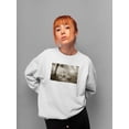 thumbnail image 2 of Pastell The Angel Of The Moon Lake Sweatshirt Womens -Charlotte Bird Designs, Female Casual Fit, 2 of 4