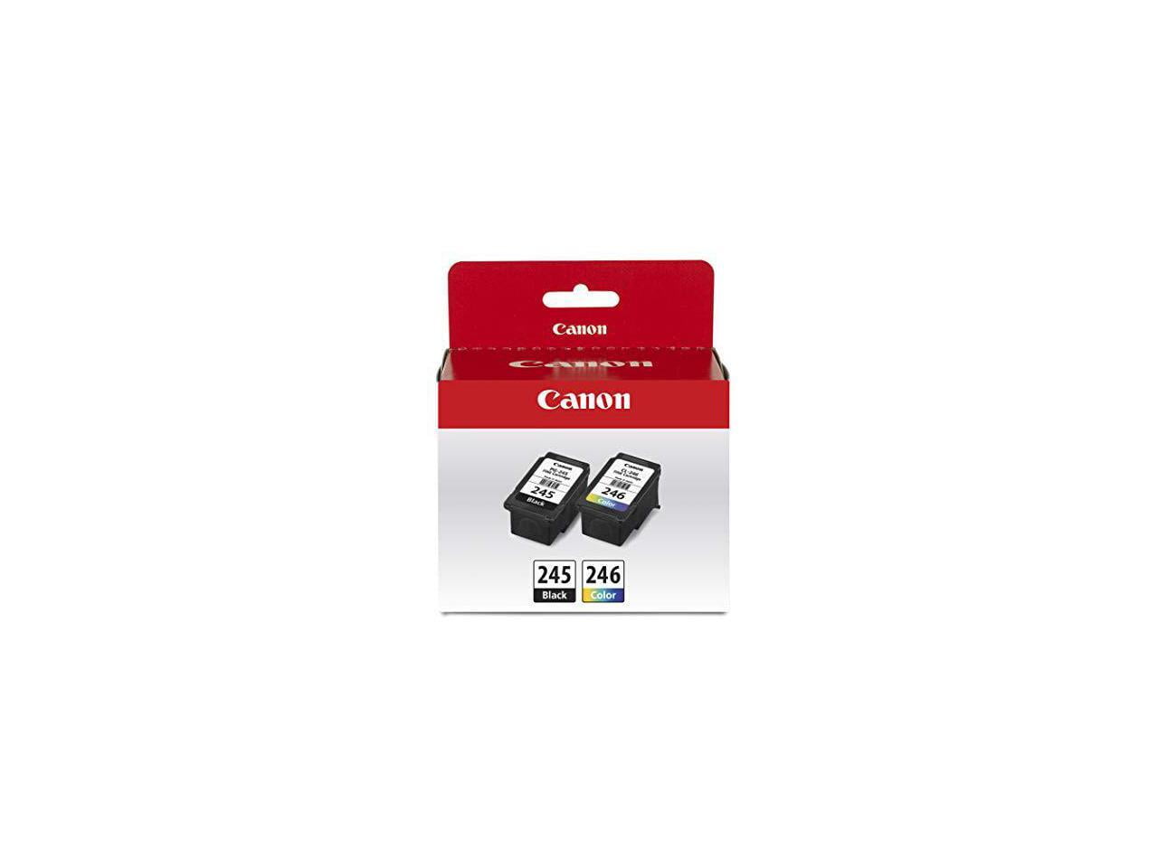 Canon PG-245 Black & CL-246 Color Ink Cartridge Value Pack for PIXMA Printers