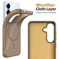 thumbnail image 5 of For Samsung Galaxy S25 Magnetic Case Compatible with MagSafe TPU Phone Back Cover with Lanyard - Bla, 5 of 5