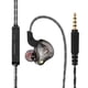 thumbnail image 2 of Auriculares con cable Portátil 96dB TPE Alambre Gancho de la oreja In-Ear Auriculares Cantando Voz Llamada Ejercicio Auricular Con Micrófono Negro Sweethay EL022393-03B, 2 of 7