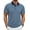 Blue, variant on Thrilos Mens Shirts Casual Short Sleeve Golf Polo Shirts Print Performance Dry Fit Shirt