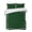 Green, White, variant on Quilts Twin XL Size Bedding Set, Green Snowflake Christmas Lightweight Quilted Comforter, Xmas Snowflake Soft Reversible Bedspread Coverlet with Pillow Covers for All Season, 68" x 98"